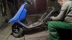 Оживление мертвеца Хонда дио Такт