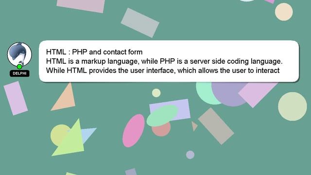 HTML : PHP and contact form