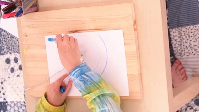 Циркуль из верёвочки. Геометрия для детей. Математика - это красиво