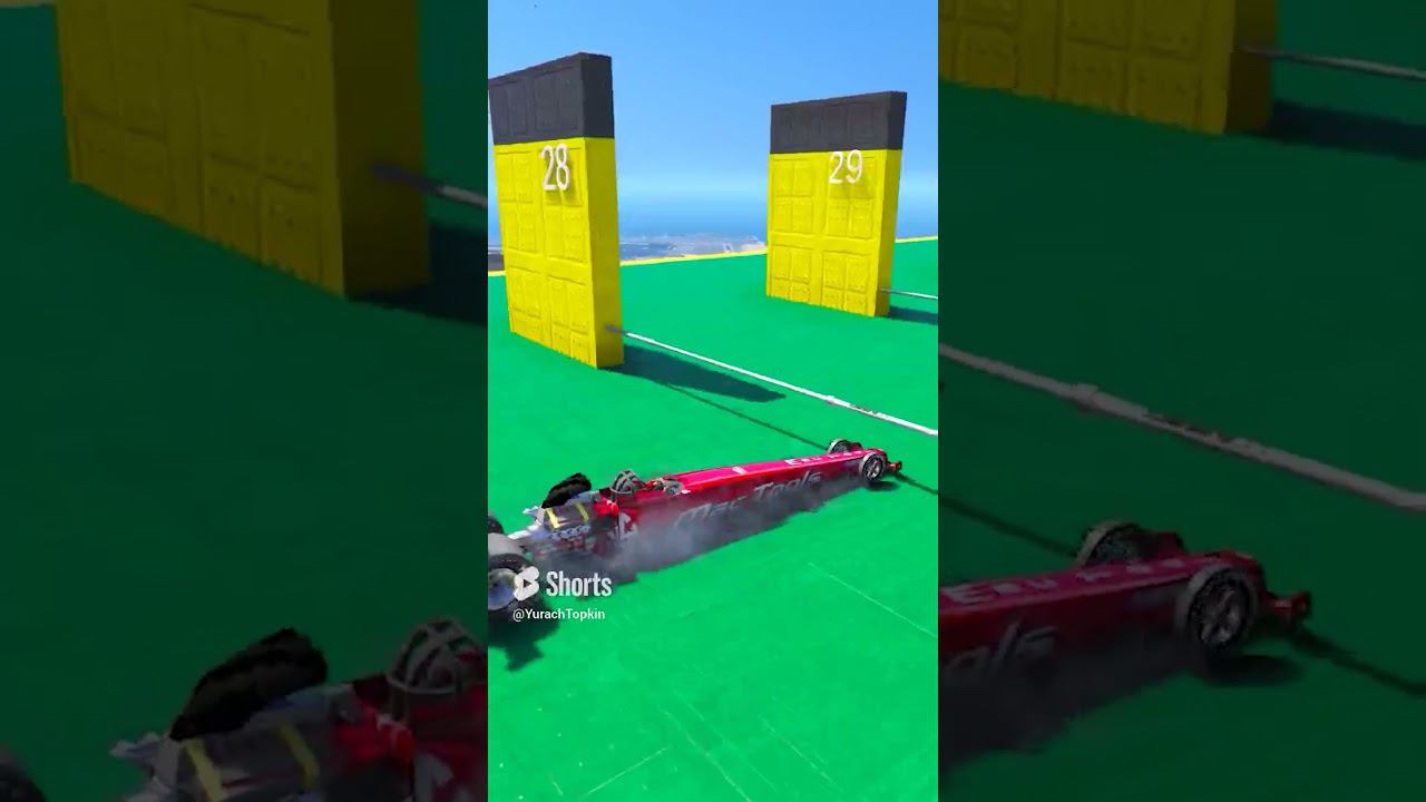 КАК ДАЛЕКО ПРОЕДЕТ ЧИТ ТАЧКА ПОД САМЫМ НИЗКИМ ШЛАГБАУМОМ? УЗКО НИЗКО В ГТА 5! #shorts смотреть онлайн