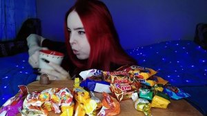 Новогодний подарок Konti мукбанг/mukbang