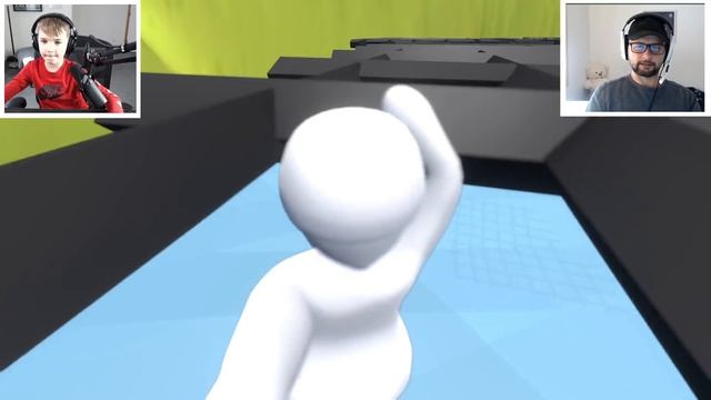 2 DUCKS WORKING TOGETHER in HUMAN FALL FLAT смотреть онлайн