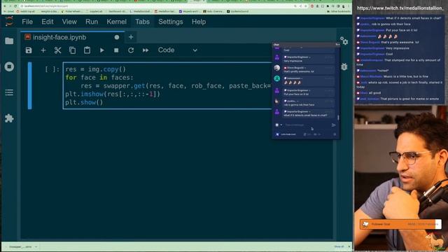 Face Swap AI in Python! Live Coding.