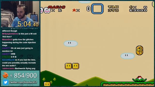 Speedrunning SMB1 inside SMW смотреть онлайн