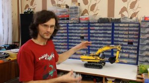 LEGO Technic 8043 Motorized Excavator Review – Экскаватор 8043 – Легенды ЛЕГО Техник – Обзор №11