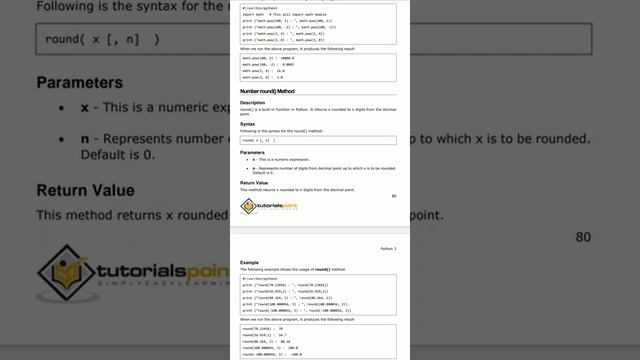 python | python numbers | number methods
