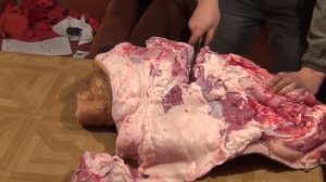 Тяпка для мяса Разделка мяса тяпкой Ножевая мастерская Медведь
