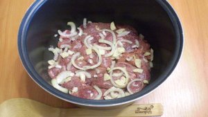 Куриная печень в сливках в мультиварке