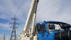 Автокран Урал 25 тонн 22 метра юргинец 55722-1 2006 год
