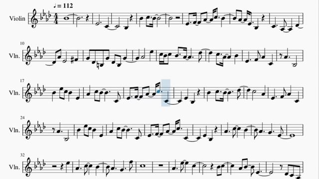 Violin Sheet Music: How to play Cat (Minecraft) by C418 смотреть онлайн