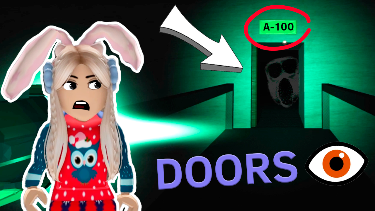 ДОШЛА ДО ДВЕРИ А-100 А ЗА НЕЙ ...?  Я ТАКОГО НЕОЖИДАЛА ? roblox doors