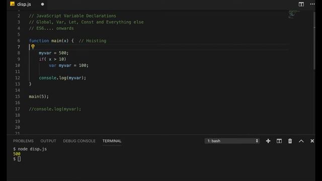 Declaring ES6 JavaScript Variables смотреть онлайн