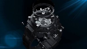 Мужские световые водонепроницаемые часы