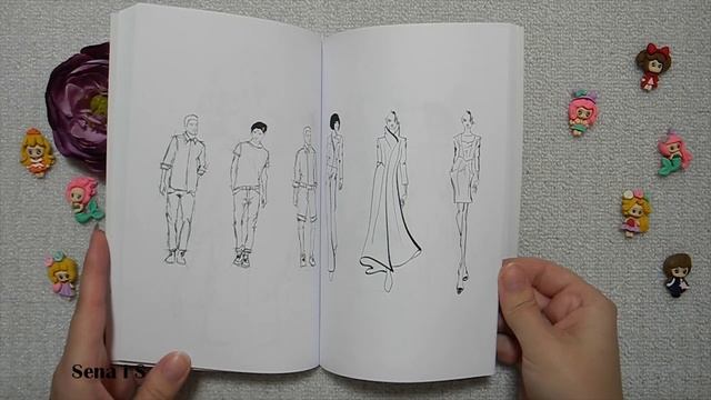 ОБЗОР раскраски FASHION-иллюстрация от АСТ фэшн МОДА Fashion-illustration Coloring Book / SenaiS Ar
