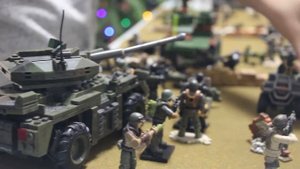 Битва/солдатики/ ТАНКОВЫЙ БОЙ/LEGO BATTLE soldiers and tanks PART I