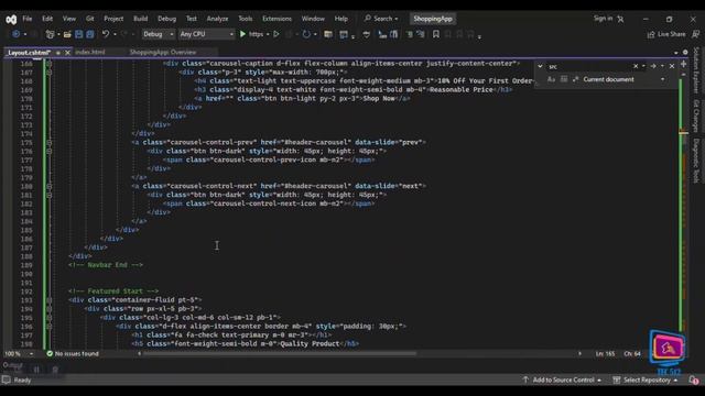 Asp .net online shop | part_1 Add free template to asp project смотреть онлайн