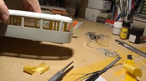 Сборка модели трамвая Татра Т3 (3D-печать 1:43)