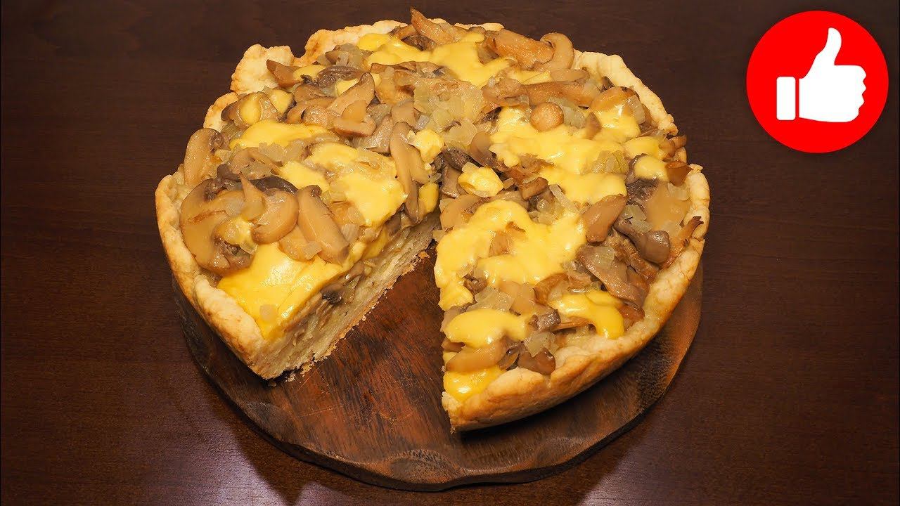 ИЗУМИТЕЛЬНЫЙ ПИРОГ С ГРИБАМИ И СЫРОМ В МУЛЬТИВАРКЕ ЗА 10 МИНУТ + ВЫПЕЧКА! ДОМАШНИЙ РЕЦЕПТ ПИРОГА
