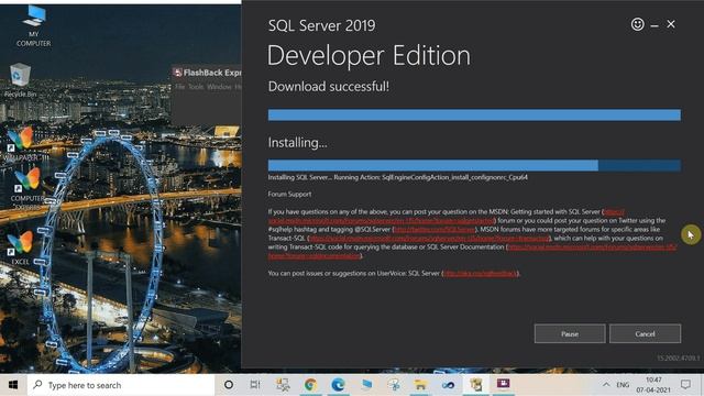 How to download and install Microsoft SQL Server 2019 database and SQL Server Management Studio !