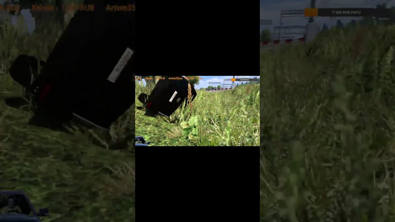 попал под поезд #eurotrucksimulator2 #ets2 #games #игры #automobile #дальнобой #gaming #simulator