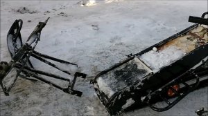 из снегохода снегоцикл с одной управляемой лыжей