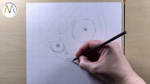 ХАЙД монстр из Уэнсдей рисуем пошагово / Hyde Wednesday drawing