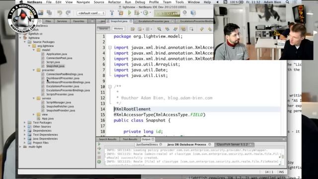 nighthacking in the morning with Java FX and Java EE смотреть онлайн