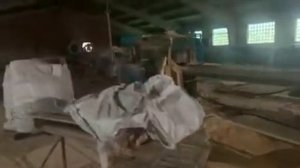 Обзор цеха (часть 4, стол поштучной подачи, брусовал 30-32 см, многопил, торцовка, горбыльник)
