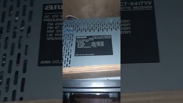 подробный обзор  магнитолы aiwa ct-x 417, лучшая магнитола в мире, лучше новых китайских магнитол