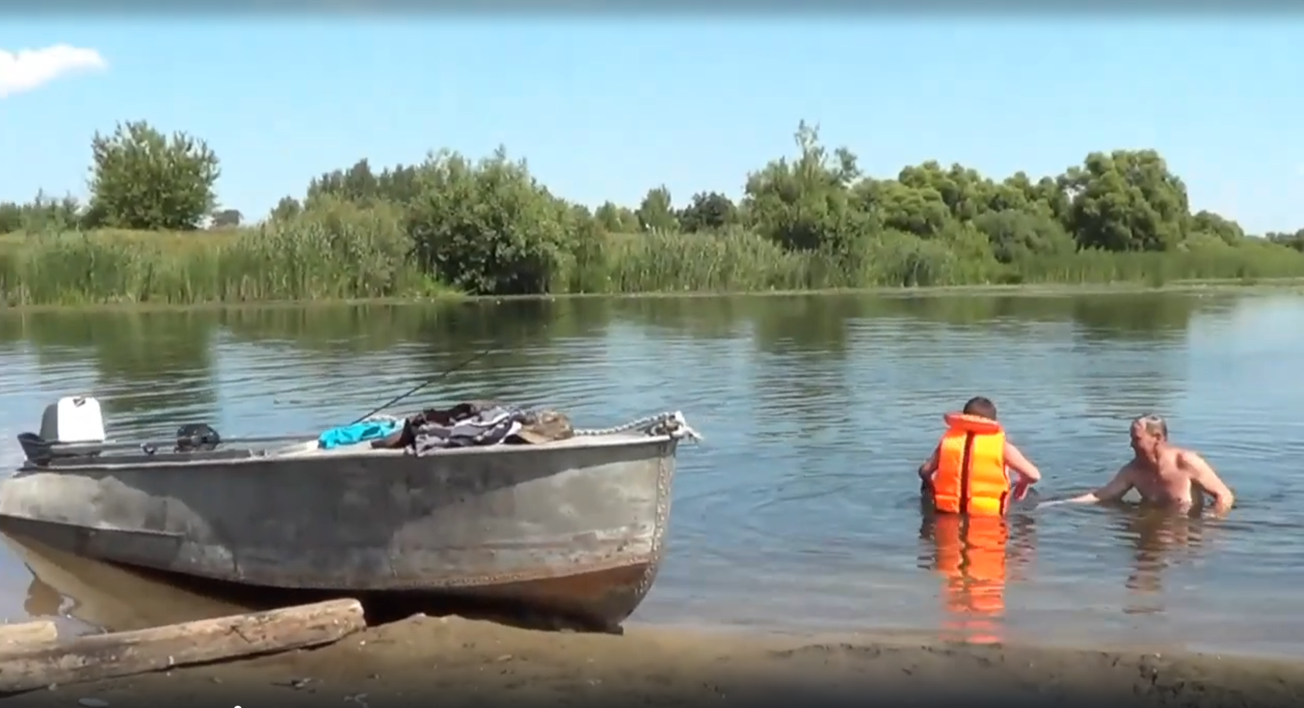 на моторной лодке по суше, р Кашма, р Цна смотреть онлайн