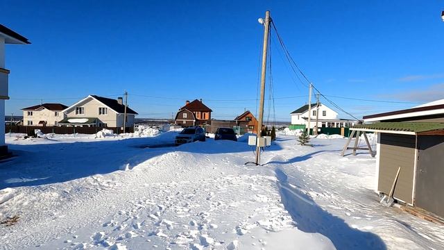 Дача, снежок и солнышко. смотреть онлайн