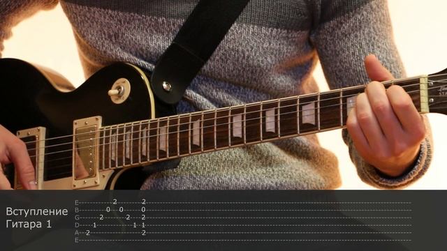 Как играть на гитаре Воспоминания о былой любви - Король и шут  ( видеоурок Guitar riffs) + табы