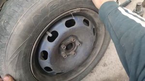 Биение колеса Шкода Октавия тур. Рулевой наконечник пришол в негодность
