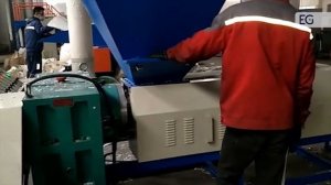 Экструдер для производства пластиковых гранул