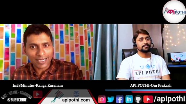 1. In Conversation with founder of @in28minutes Ranga Karanam Sir APIPOTHI TALK смотреть онлайн