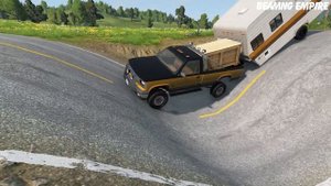 Cars vs Massive Potholes – BeamNG.Drive