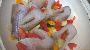 Рыба аргентина тушеная с овощами
