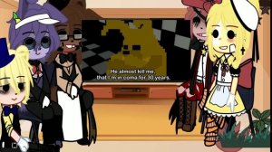 FNAF 1 react to FNAF lore in a nutshell [Its DK Afton]