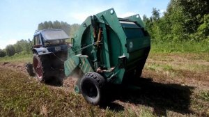 Сенокос 2022. Пресс прф 145п. Продолжаем заготавливать люцерну.