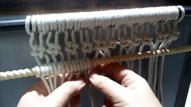 Как  связать// Makrame/Горизонтальные бриды// Weaving macrame Chinese knot// своими руками ❤️