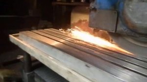 Шлифовка стола СФ676 на новом приспособлении