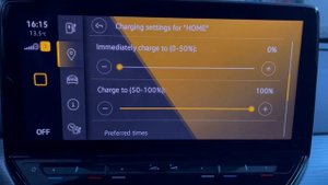 Volkswagen ID4 настройка таймера зарядки