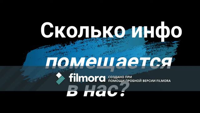 Сколько инфо помещается в мозг? Александр Меньшиков. Lmi смотреть онлайн