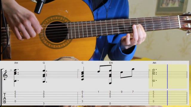 Ой Мороз, мороз. Гитара. Уроки. Аккорды. Табы. Ноты.Oy, moroz, moroz.tabs. Guitar. notes. Chords смотреть онлайн