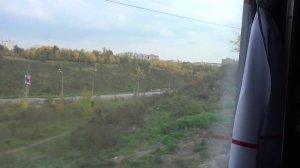 Казань из окна скорого поезда