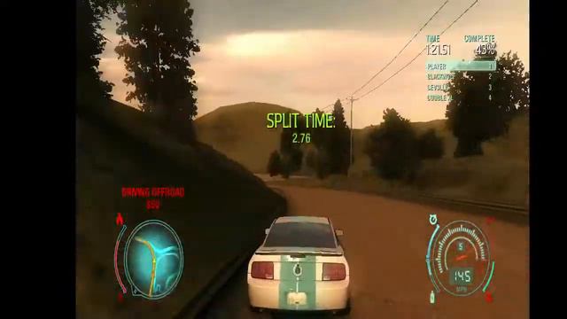 Hillside & Hunter Sprint Need For Speed 12 undercover 2008