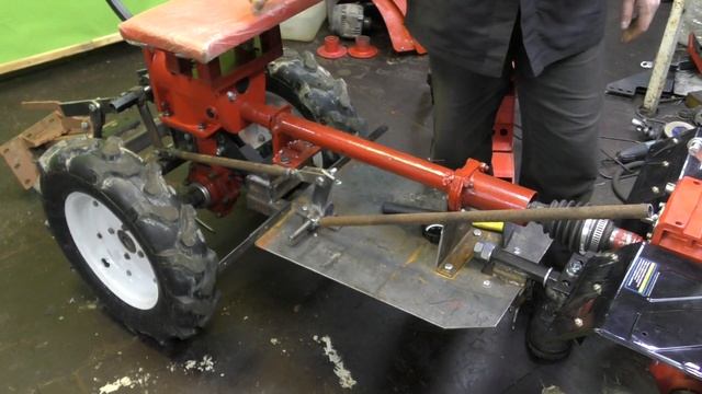 МОТОБЛОК 4x4 ПЕРЕЛОМКА | Подъемное устройство для адаптера мотоблока 4x4 | Изготовление | ENG.SUB