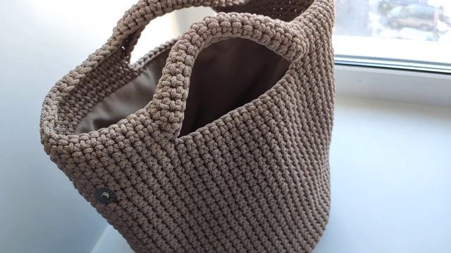 Сумка из полиэфирного шнура Часть 3 Подклад ,  Себестоимость , полный обзор