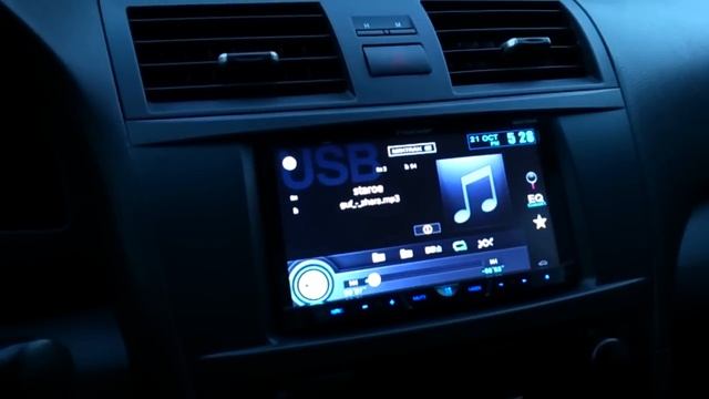Pioneer AVH-X4500DVD и пульт на руле toyota Camry смотреть онлайн