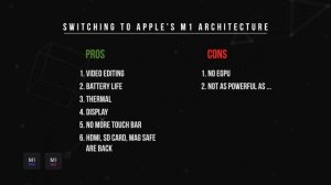 6 Reasons why you should upgrade to Apple M1 platform and 6 more why you should not